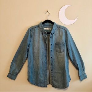 🌙 Joe Fresh Classic Denim Cotton Button Down